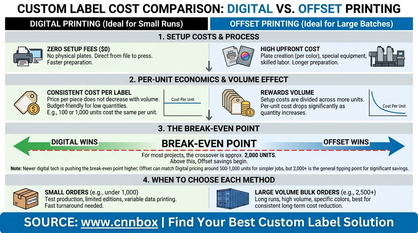 Offset Vs. Digital Printing best custom label solution