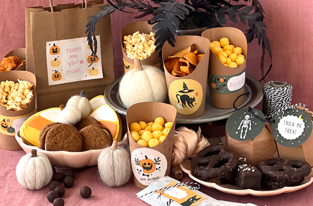 halloween style custom label