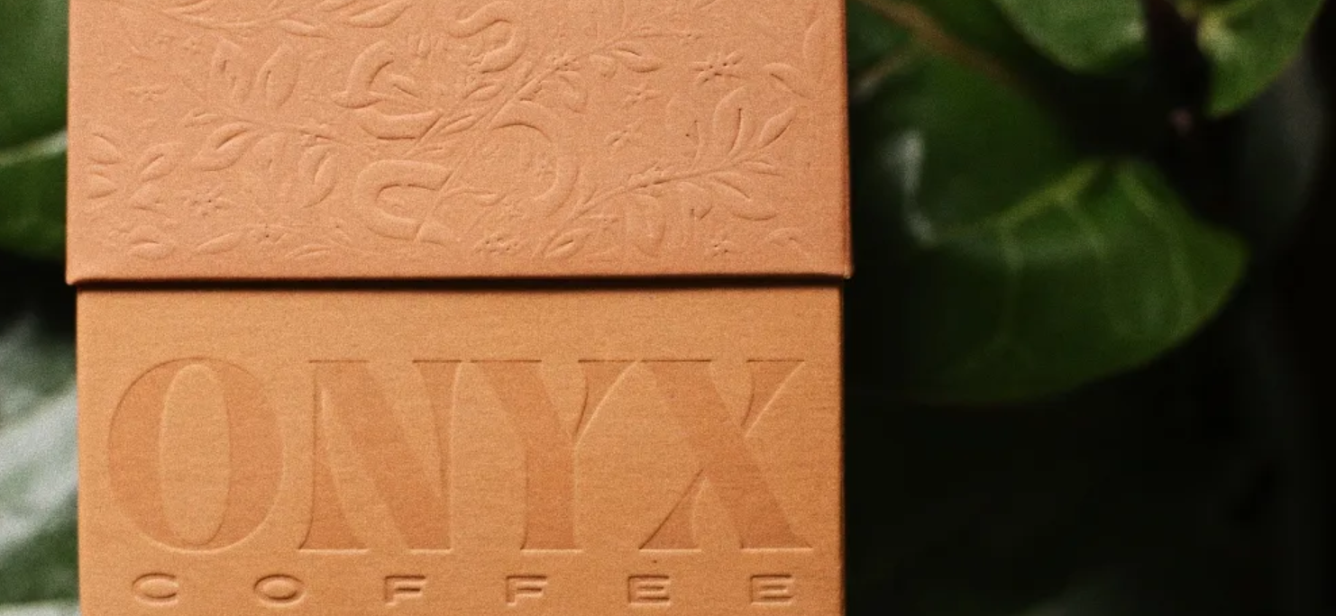 embossing on coffee box printing