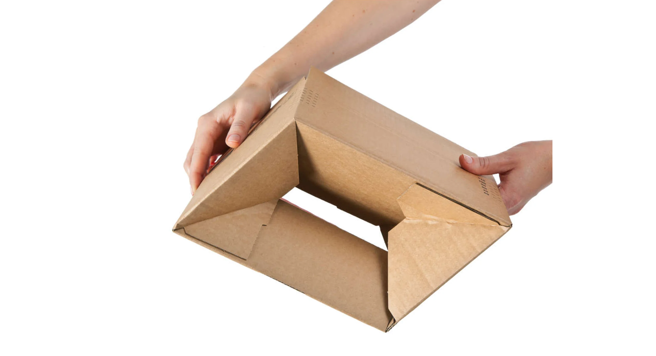auto-lock bottom corrugated box