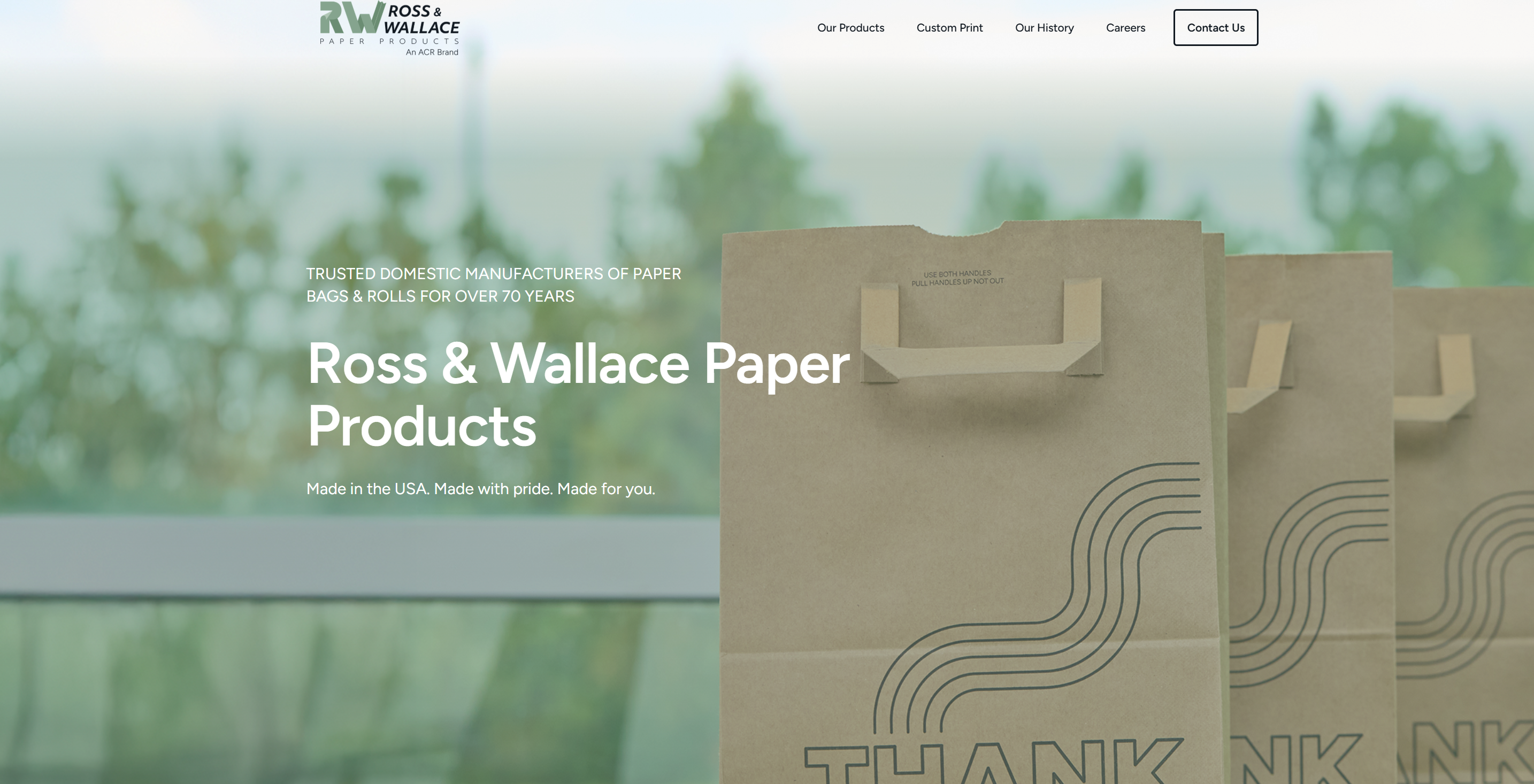 Ross & Wallace heavy duty grocery bags