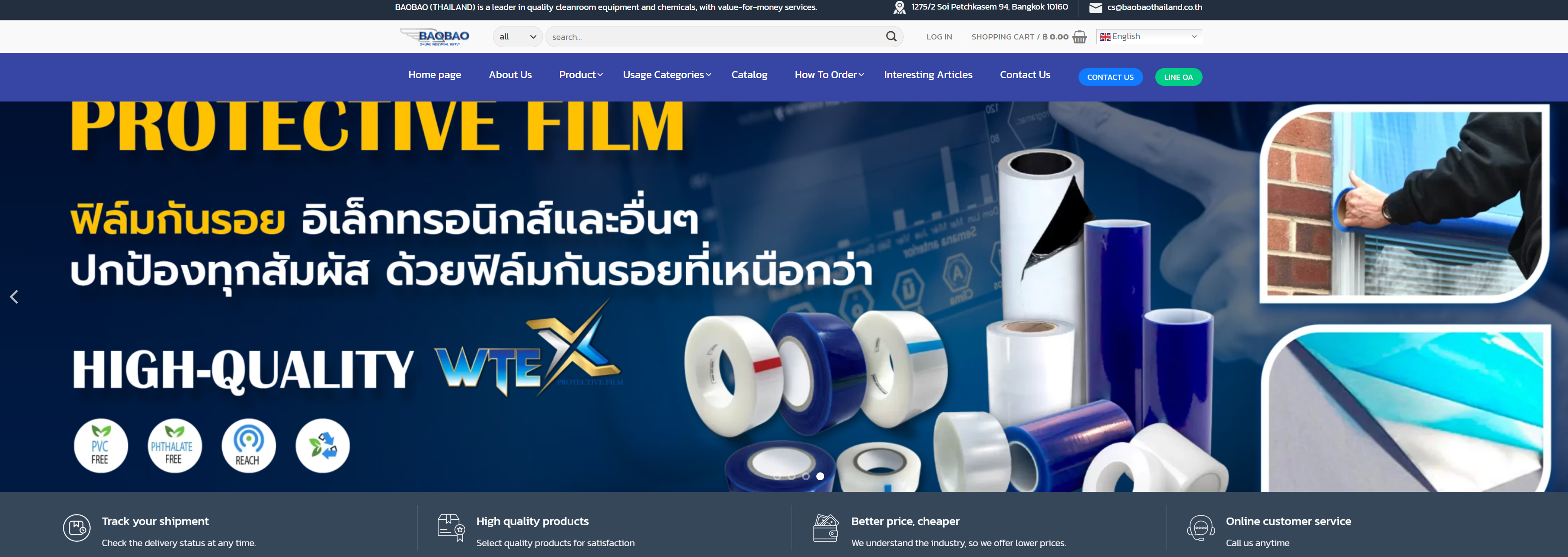 BAOBAO Thailand VHB structural mounting tape and cleanroom adhesive products