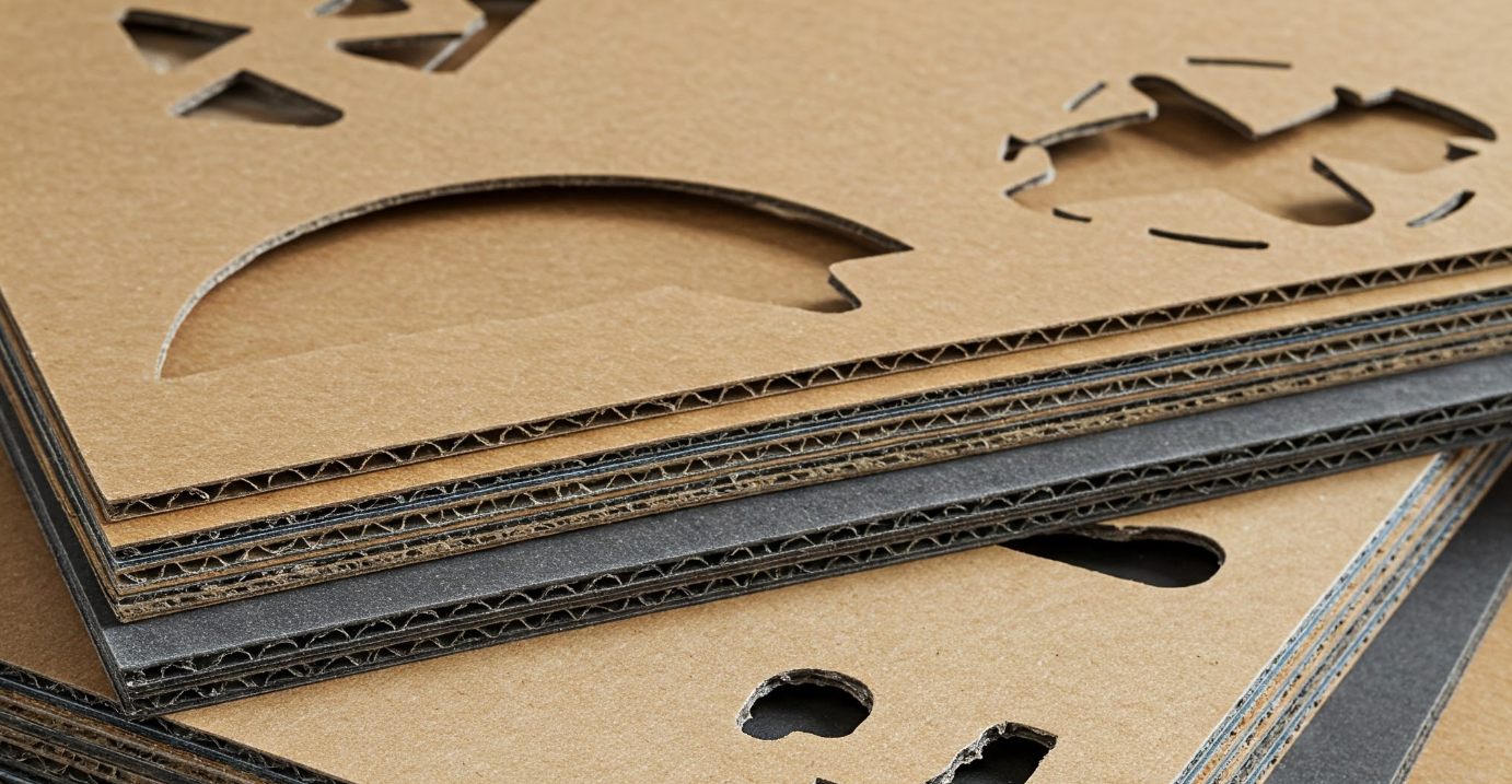 custom die-cutting corrugated cardboard sheets