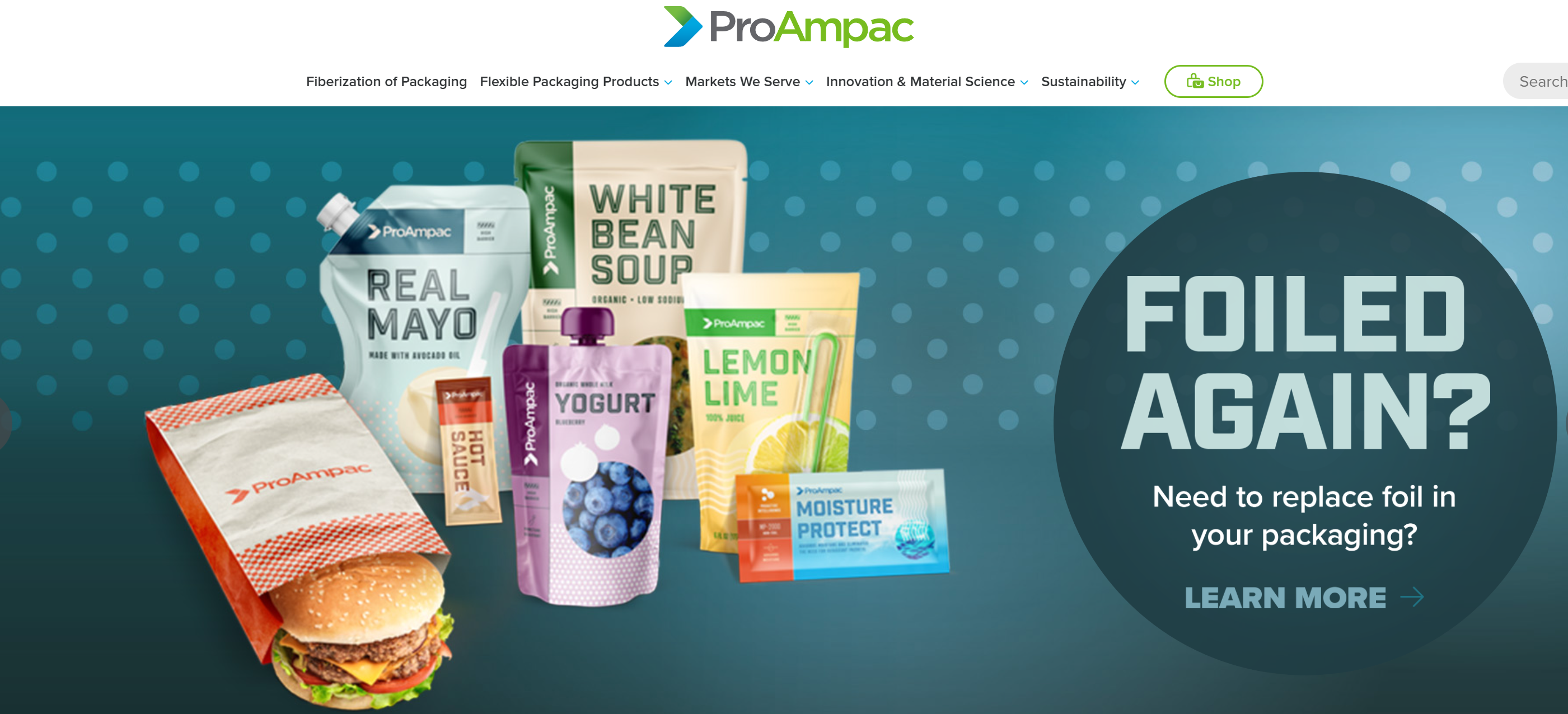 ProAmpac sustainable paper packaging