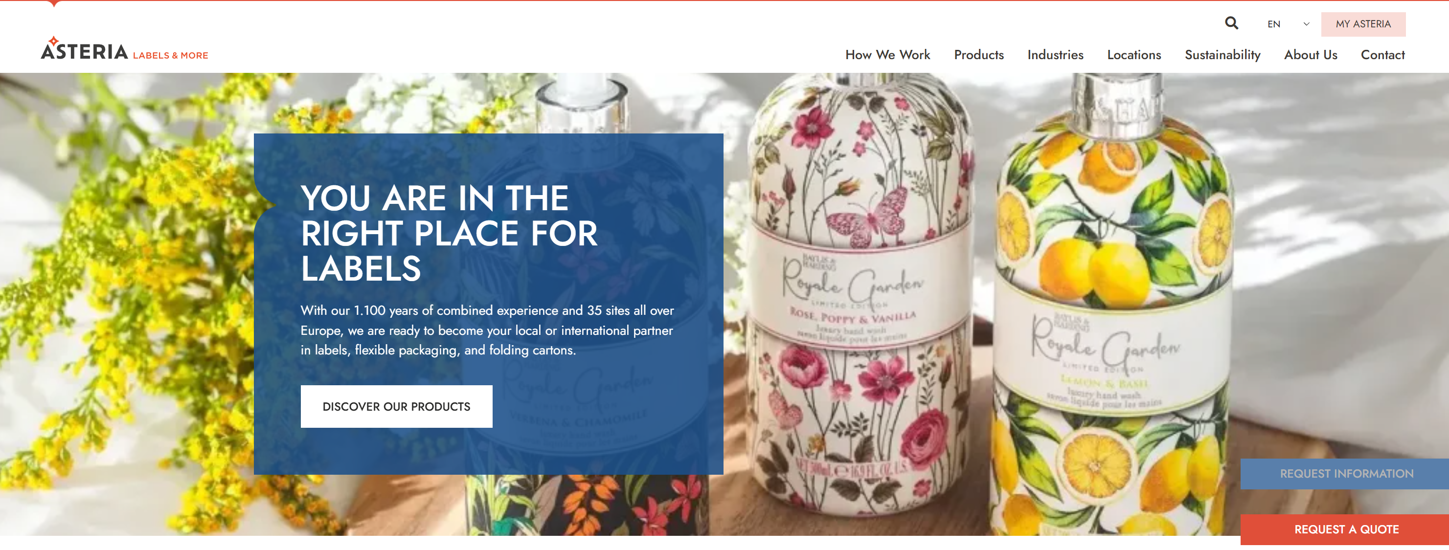 custom label factory in Europe