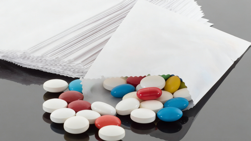 glassine paper bag for medical pill packaging